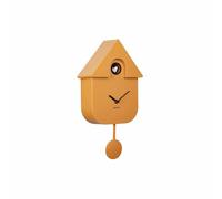 Horloge murale Karlsson Modern Cuckoo Jaune 21,5x41x8,5 cm