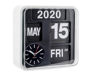 Karlsson Mini Flip Horloge Murale KA5364WH - Unisex - Quartz