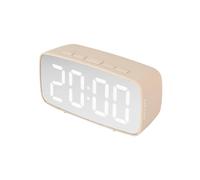 Karlsson Mirror LED Oval Réveils KA5876WG - Unisex - Quartz