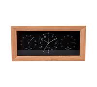 Karlsson Neat Reactangle Thermo-hygromètre KA5925BK - Unisex - Quartz