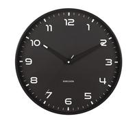Karlsson Orgullo Horloge Murale KA6053BK - Unisex - 40 cm - Quartz
