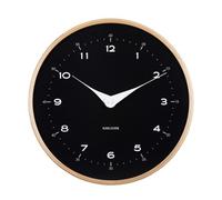 Karlsson Osado Dome Horloge Murale KA5995BK - Unisex - 30 cm - Quartz