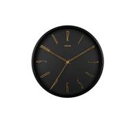 Karlsson Bell Numbers Metal Wall Clock Horloge Murale KA5898BK - Unisex - 35 cm - Quartz