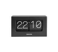 Horloge de table Karlsson Boxed Flip Noir 20,5x11,5x7 cm