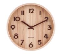 Karlsson – Horloge murale Pure Small – Noix