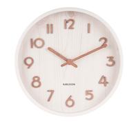Karlsson Pure Bass Horloge Murale KA5808WH - Unisex - 22 cm - Quartz