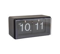 Horloge murale ou sur table Karlsson Retro Boxed Flip Noir 20x10x10 cm