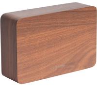 Karlsson - Réveil carré - Bois foncé