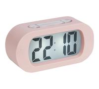 Karlsson Réveil en silicone Gummy KA5753PI numérique LCD rétroéclairé Rose