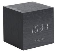 Karlsson - Réveil Mini Cube - Noir
