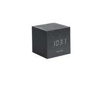 Karlsson Alarm Clock Mini Cube Réveils KA5655BK - Unisex - 21 cm - Quartz