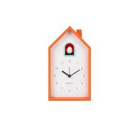 Karlsson Réveil moderne Cuckoo - Orange vif - 6 x 12 x 20 cm - Rectangulaire - Thermoplastique - Réveil pour chambre à coucher