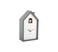 Karlsson Réveil Moderne Cuckoo – Vert rectangulaire 12×6×20 cm, thermoplastique