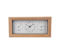 Karlsson Neat Reactangle Thermo-hygromètre KA5925WH - Unisex - Quartz
