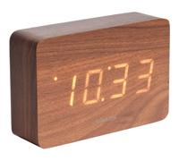 Karlsson Alarm Clock Square Réveils KA5653DW - Unisex - 15 cm - Quartz