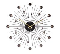 Karlsson Sunburst Crystal Horloge Murale KA4859BK - Unisex - 50 cm - Quartz