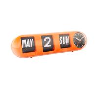Karlsson Tube Flip Horloge Murale KA6032OR - Unisex - Quartz