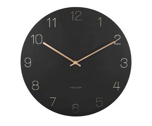 Karlsson Wall Charm Horloge Murale KA5762BK - Unisex - 40 cm - Quartz