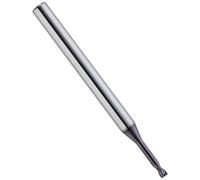 Karnasch 308011018001810 Valuetool Microfraise en métal dur avec radio angulaire, < 20 × D Profondeur de coupe, < 55 Hrc, 1,8 mm Diamètre de coupe, 10 mm Utilisant longueur, 4 mm