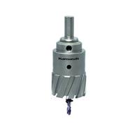 KARNASCH Power-Max 55 Scie-cloche super résistante en métal dur, 90mm Diámetro de Corte, 55mm Longitud Útil, 13mm Diámetro de Corte del Vástago, 4mm Ancho de Corte, 12 Dientes, 1