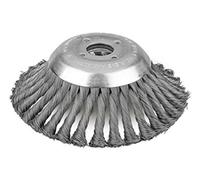 Karpa Tools Brosse en acier tressé pour débroussailleuse 170 mm
