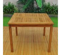 Karra table de jardin carrée teck