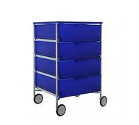 Kartell 2024L2 boîte de Rangement 4 tiroirs (Bleu Cobalt)