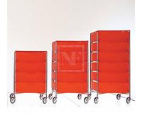 Kartell 2040l7 conteneur Mobile, 6 tiroirs, Bleu