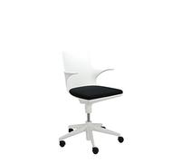 Kartell 4819/03 Spoon Chair Fauteuil pivotant, Blanc / Noir