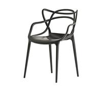 Kartell 586609 chaise masters Plastique (noir)