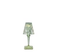 Kartell Lampe d'extérieur Battery sans fil rechargeable LED H 30 cm Vert menthe