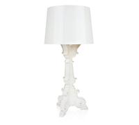 Kartell Bourgie, Lampe de Table, Blanc/Or, 36.83 x 36.83 x 68.58 cm, Version Dimmable
