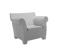 Kartell Bubble Club Fauteuil, Polyéthylène Masse, Gris Clair, 102 x 78 x 75 cm