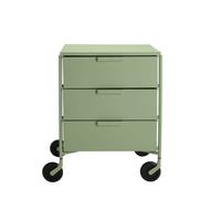 Kartell - Caisson à roulettes Vert