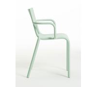 Kartell Chaise à accoudoirs Generic A, Designer Philippe Starck, 52.5x79x52 cm