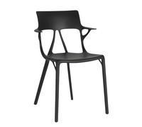 Kartell Chaise A.I. noir, Designer Philippe Starck, 55x80x55 cm