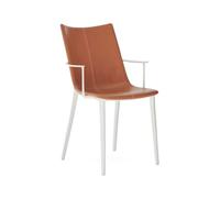 Kartell - Chaise rembourrée Marron
