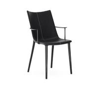 Kartell - Chaise rembourrée Noir