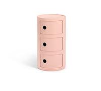Kartell Componibili Bio, Meuble Conteneur 3 éléments, Rose | Comodino Componibile Bio 3 Elementi Rosa 05970/RO KartellIl Comodino Componibile Bio 3 Elementi Rosa 05970/RO di Kartell re