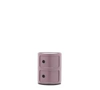 Kartell Componibili, Meuble Conteneur 2 éléments, Mauve | Il tavolino Componibili 2 Mauve di Kartell è la scelta ideale per chi cerca un arredo versatile ed elegante che si adatti p