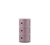 Kartell Componibili, Meuble Conteneur 3 éléments, Mauve | Componibili Kartell: l'icona del design italiano che si reinventaNati nel 1967, i Componibili Kartell sono un'icona del des