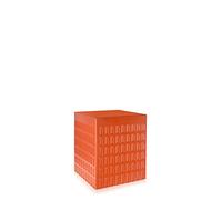 Kartell Eur, Tabouret, Terre rouge