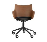 Kartell - Fauteuil à roulettes Bois naturel