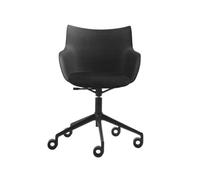 Kartell - Fauteuil à roulettes Noir