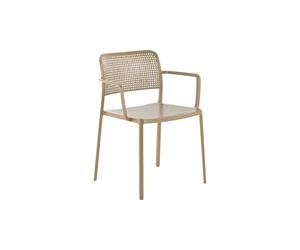 Kartell - Fauteuil de repas empilable Beige
