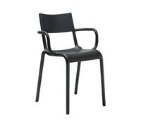 Kartell - Fauteuil empilable Noir