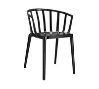 Kartell - Fauteuil empilable Noir