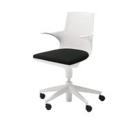 Kartell - Fauteuil rembourré Blanc