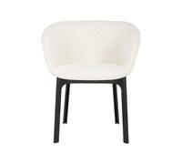 Kartell - Fauteuil rembourré Blanc