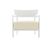Kartell - Fauteuil rembourré Blanc